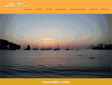 Tablet Screenshot of campingvulcano.it